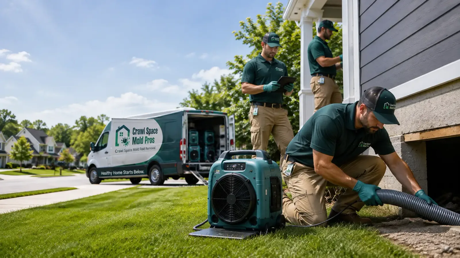 Crawl Space Mold Removal in Arlington, OR